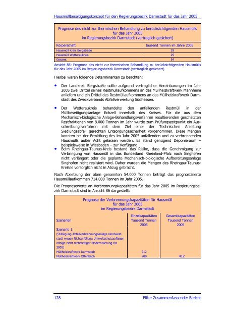 Elfter Zusammenfassender Bericht 2001 - Hessischer Rechnungshof