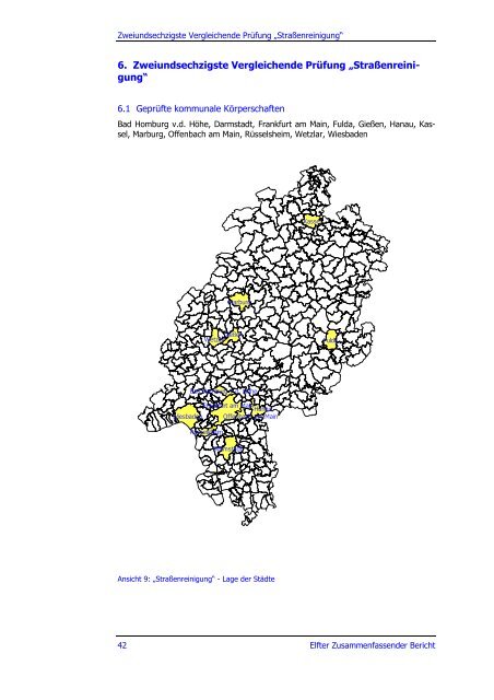 Elfter Zusammenfassender Bericht 2001 - Hessischer Rechnungshof