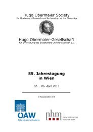 Programmheft - Hugo Obermaier Gesellschaft