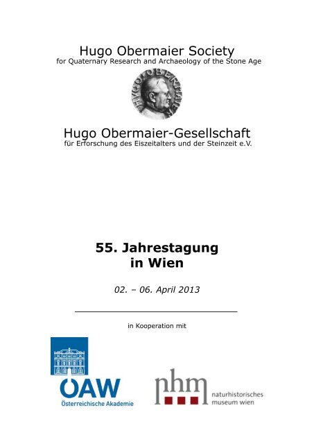 Programmheft - Hugo Obermaier Gesellschaft | Tierfiguren