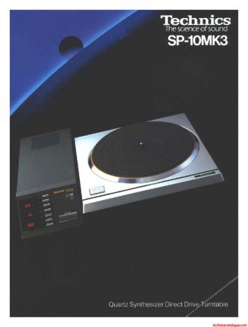 Technics SP-10MK3.pdf - Technics Catalogus