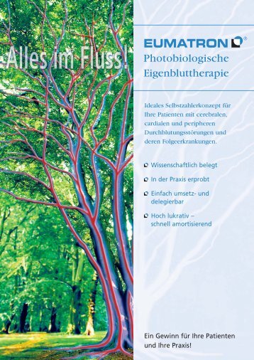 Das Photobiologische Eigenbluttherapie-System ... - Eumatron GmbH