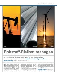 Rohstoff-Risiken managen - Deutsche Bank