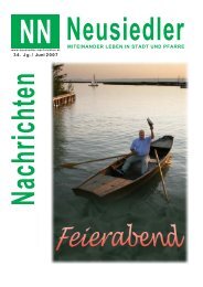 NN - Neusiedler Nachrichten - Stadtpfarre Neusiedl am See