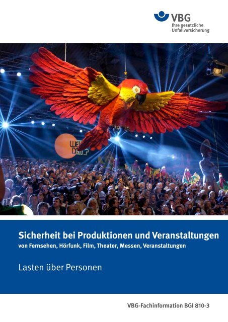 Sicherheit bei Produktionen und Veranstaltungen - Sichere Schule