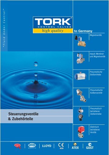 & Zubehörteile Steuerungsventile - Sms-Tork