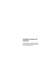 PDF 1 MB - PATRIZIA Immobilien AG