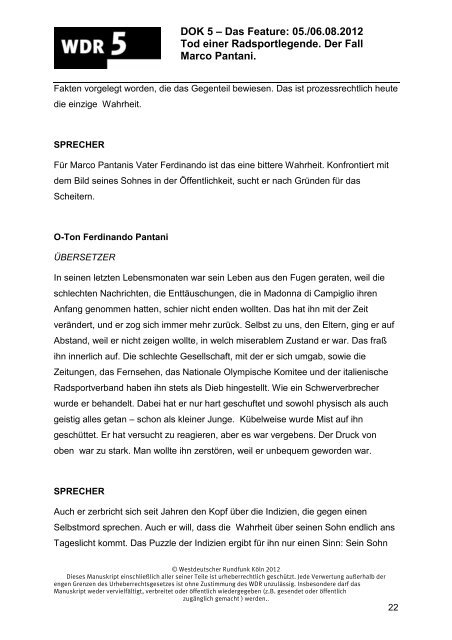 Manuskripte (pdf) - WDR 5