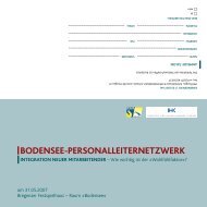 BODENSEE-PERSONALLEITERNETZWERK - EURES Bodensee