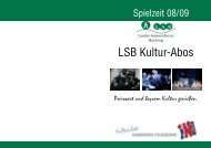 LSB Kultur-Abos - Landes-Seniorenbeirat Hamburg