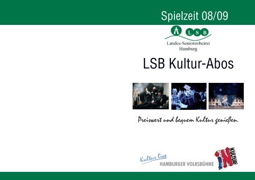 LSB Kultur-Abos - Landes-Seniorenbeirat Hamburg