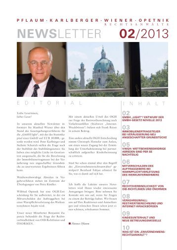 newsletter 02/2013 - PFLAUM KARLBERGER WIENER OPETNIK ...