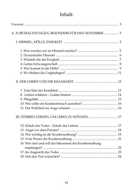 "Zur Hoffnung berufen" – Krankheit, Tod und Auferstehen in Christus