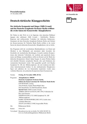 Deutsch-türkische Klanggeschichte - Deutsches Symphonie ...