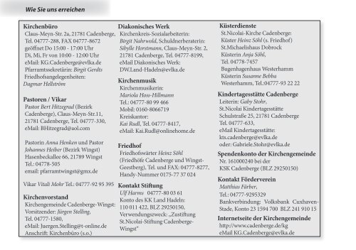 Gemeindebrief 3-2013 - Cadenberge