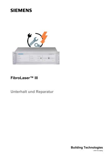 FibroLaser™ III Unterhalt und Reparatur - Siemens Building ...