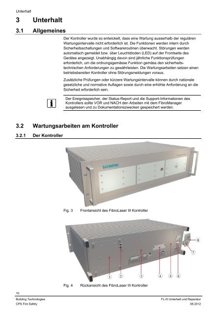 FibroLaser™ III Unterhalt und Reparatur - Siemens Building ...