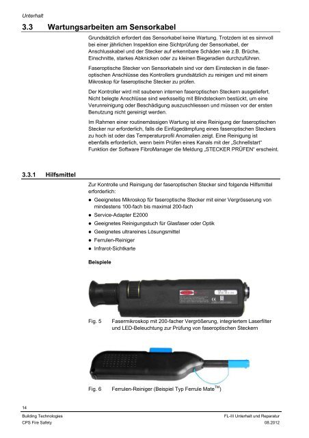 FibroLaser™ III Unterhalt und Reparatur - Siemens Building ...