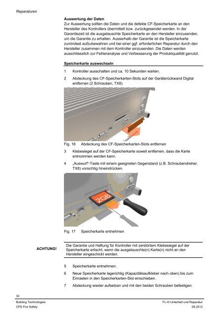 FibroLaser™ III Unterhalt und Reparatur - Siemens Building ...