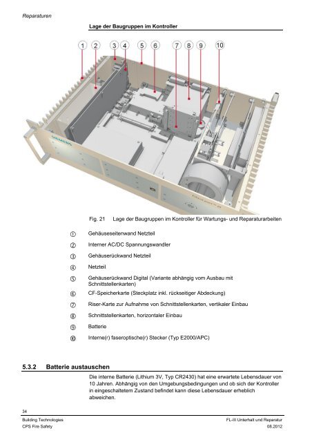 FibroLaser™ III Unterhalt und Reparatur - Siemens Building ...