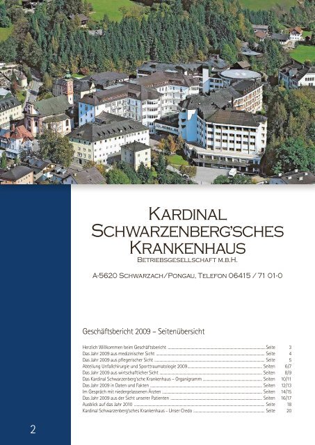 Untitled - Kardinal Schwarzenberg'sches Krankenhaus Schwarzach