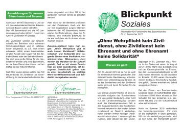Blickpunkt - Niederösterreichischer Bauernbund