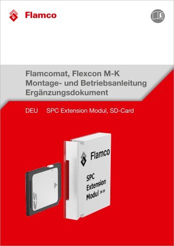 Ergänzungsdokument -SPC Extension Modul, SD-Card - Flamco