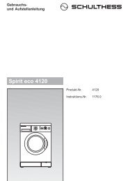 Spirit eco 4120 - Schulthess