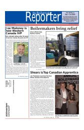 Reporter - International Brotherhood of Boilermakers