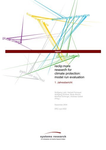 1. Jahresbericht (german version) - Foresight & Policy Development