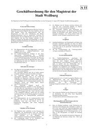 A11 Geschäftsordnung Magistrat - Weilburg