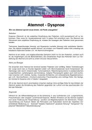 Atemnot - Dyspnoe - Palliativ Luzern
