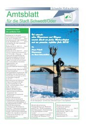 Amtsblatt 12/2011 vom 21. Dezember 2011 (PDF - Stadt Schwedt ...