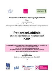 PatientenLeitlinie KHK - Patienten-Information.de