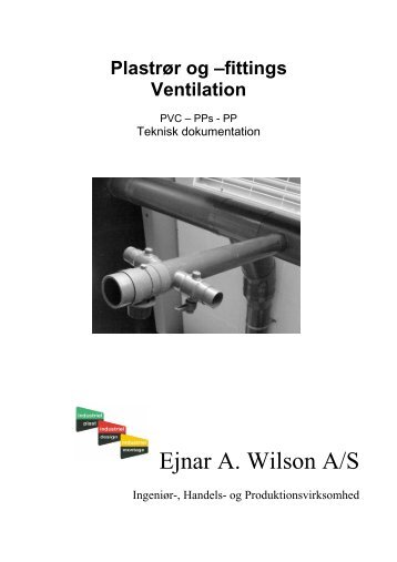 Plastrør og -fittings - Ventilation - Ejnar A. Wilson A/S