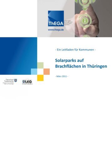 Solarparks auf Brachflächen in Thüringen - ThEGA