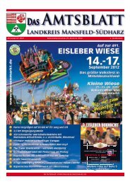 Weitere Infos auf Seite 5 - Landkreis Mansfeld-Südharz