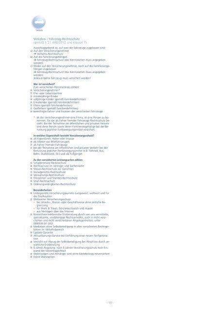 Produktinformation - ALLE-VERSICHERUNGEN24.de