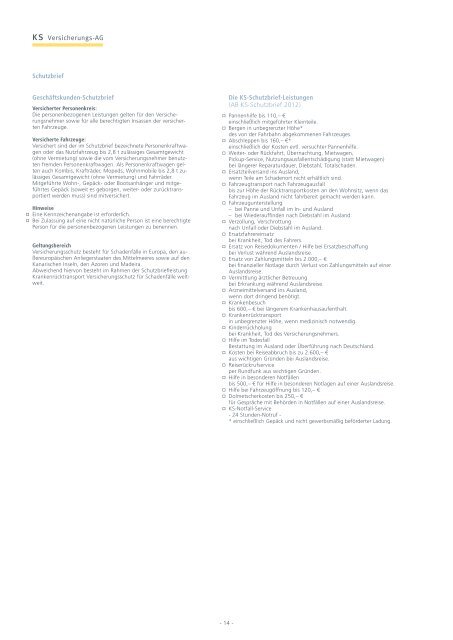 Produktinformation - ALLE-VERSICHERUNGEN24.de
