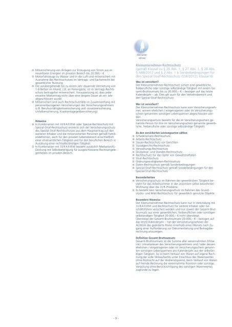 Produktinformation - ALLE-VERSICHERUNGEN24.de