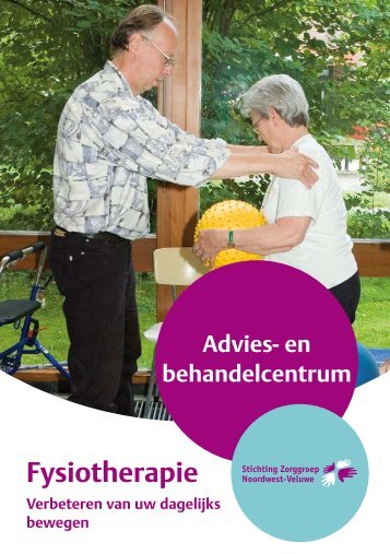 folder Fysiotherapie in Harderwijk, Ermelo, Nunspeet en Putten