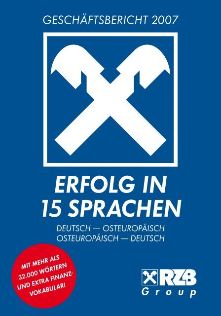 ERFOLG IN 15 SPRACHEN DEUTSCH - Investor Relations