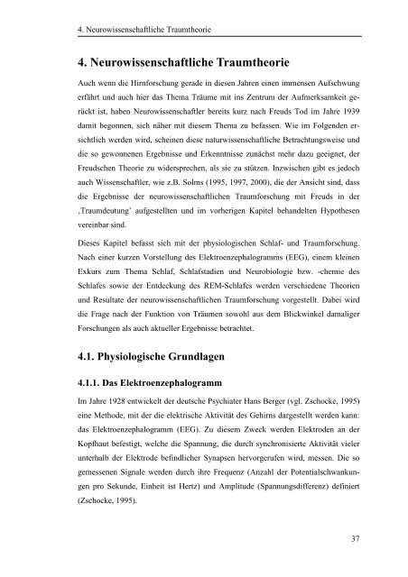 Hat Freud nur geträumt? - Institut für Psychologie und ...