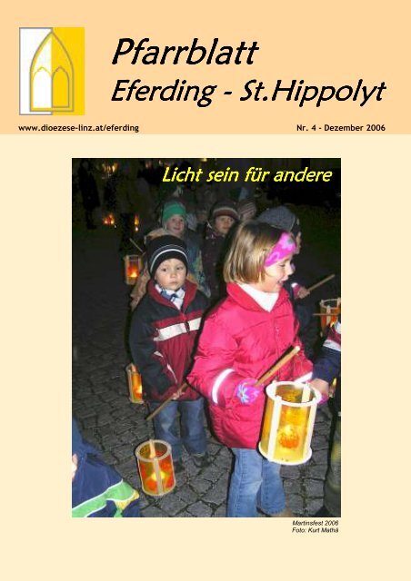 Pfarrblatt 12_06 - Pfarre Eferding