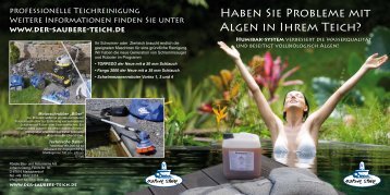 Flyer Humibak und Zeolith (06/2011) - Der-saubere-teich.de