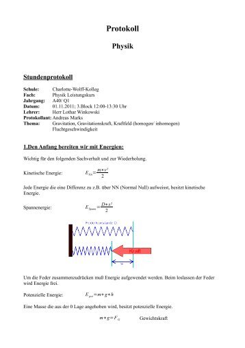 Hier steht das Protokoll von Andreas - cwkphysiklkabi40