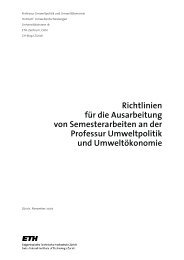 Richtlinien für die Ausarbeitung von Semesterarbeiten an der ...