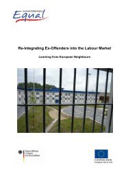 Re-Integrating Ex-Offenders into the Labour Market - EQUAL