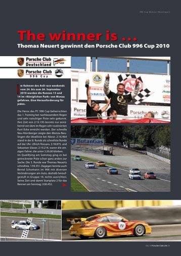 996 Cup Monza - Porsche Club Deutschland
