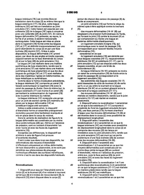 Dispositif d'étanchéité pour robinet à tournant sphérique - European ...